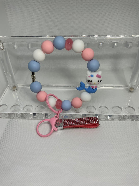 Mermaid HK Wristlet Keychain