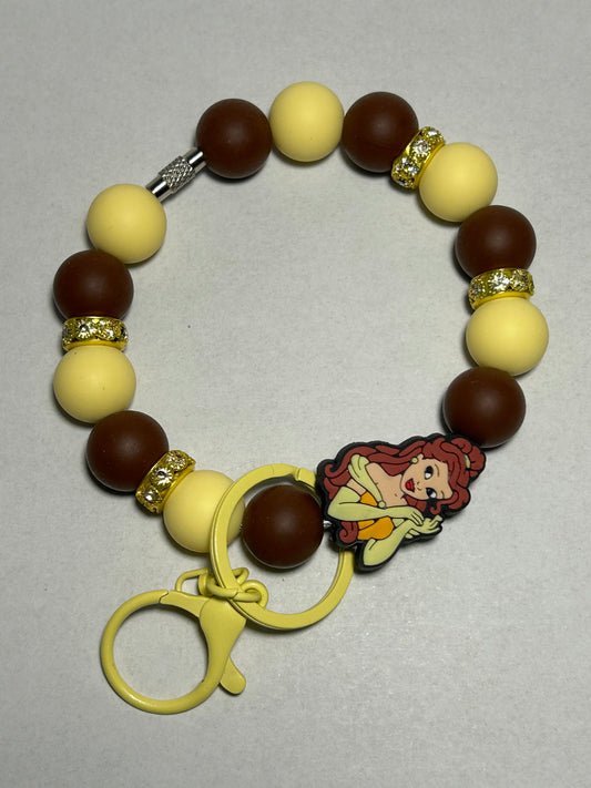 Bella Princess Wristlet Keychain