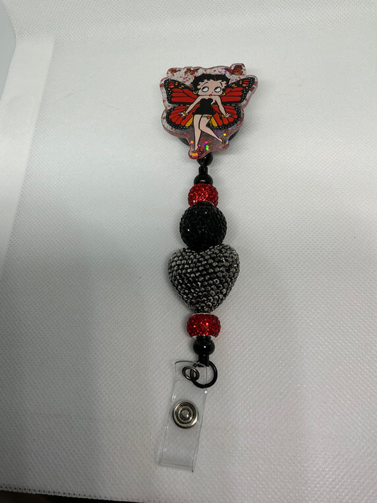 Betty Boop Badge Reel